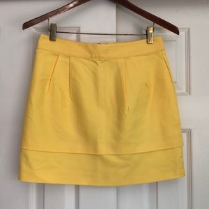 Yellow Mini Skirt